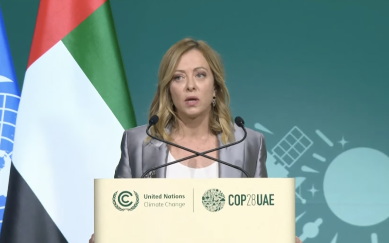 La Svolta Ecologica dell’Italia: Meloni alla Cop28 di Dubai Puntando su Decarbonizzazione e Cooperazione