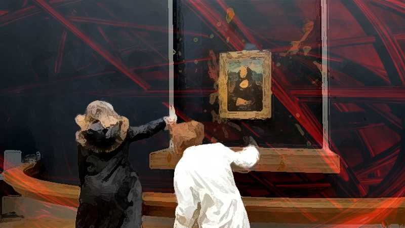 Eco-Terrorismo all’Assalto dell’Arte: L’Inaccettabile Attacco alla Gioconda