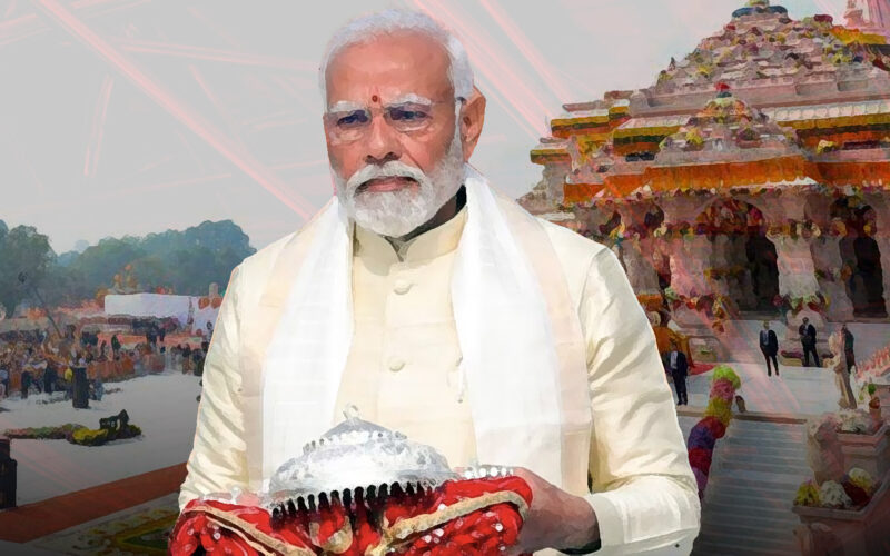 Modi Inaugura il Nuovo Tempio di Ram ad Ayodhya, Sito sulla Precedente Moschea Distrutta