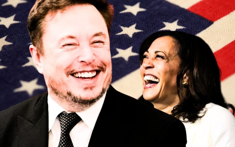 Elon Musk nella Bufera per un Video Manipolato su Kamala Harris