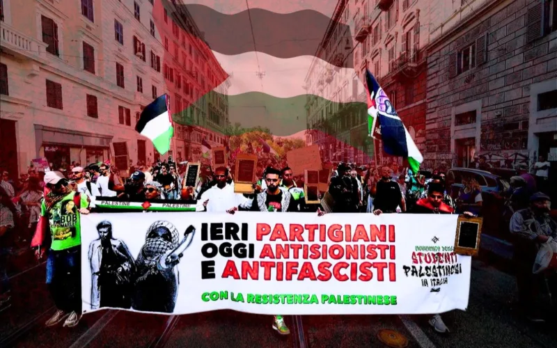 Roma in tensione: manifestazione pro-Palestina non autorizzata sfida il divieto