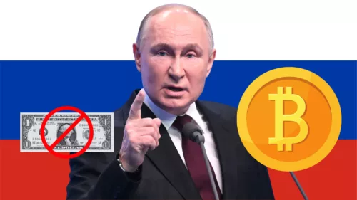 Bitcoin contro il dollaro: la sfida di Putin tra riserve congelate e criptovalute