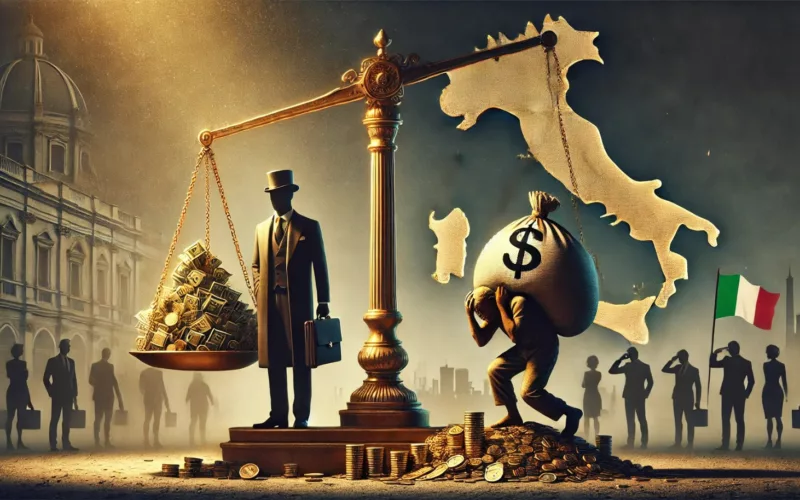 Il sistema fiscale italiano: come i ricchi pagano meno e la classe media sostiene il peso